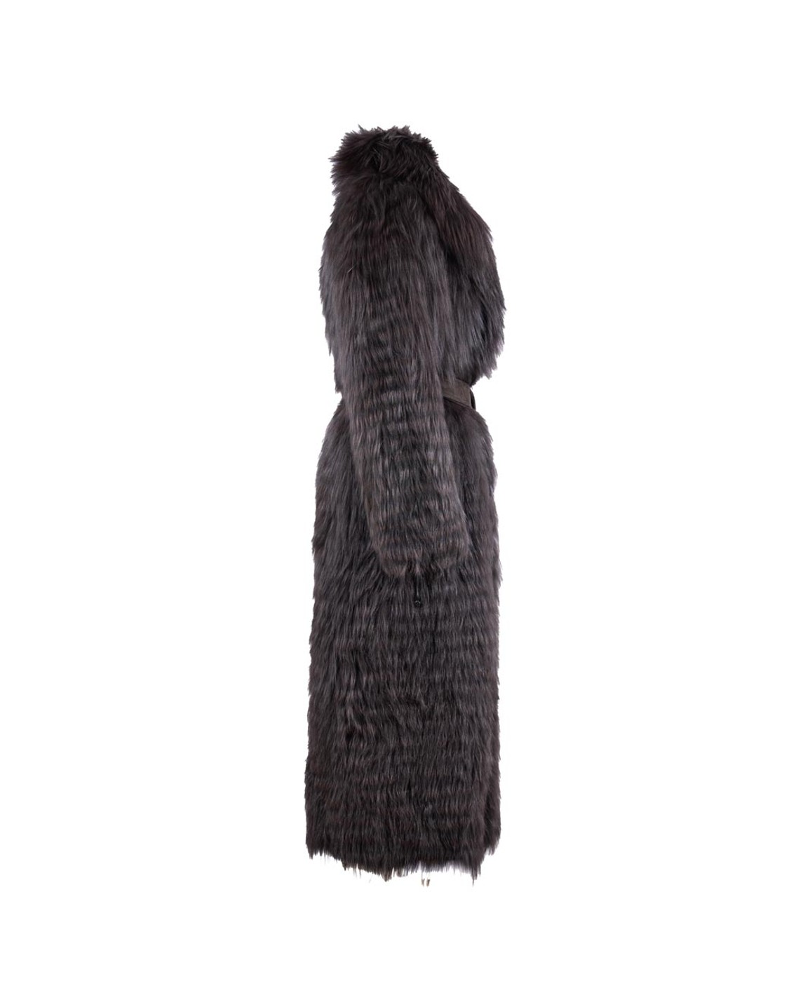 shop SIMONETTA RAVIZZA  Cappotto: Simonetta Ravizza cappotto modello vestaglia con rever classico realizzato in xiangao. 
Chiusura con cintura in tinta. 
Reversibile.
Vestibilità over.
Interno in lana.
Composizione: 100% vera pelliccia (Volpe).
Made in Italy.. MILA-220 number 5053264